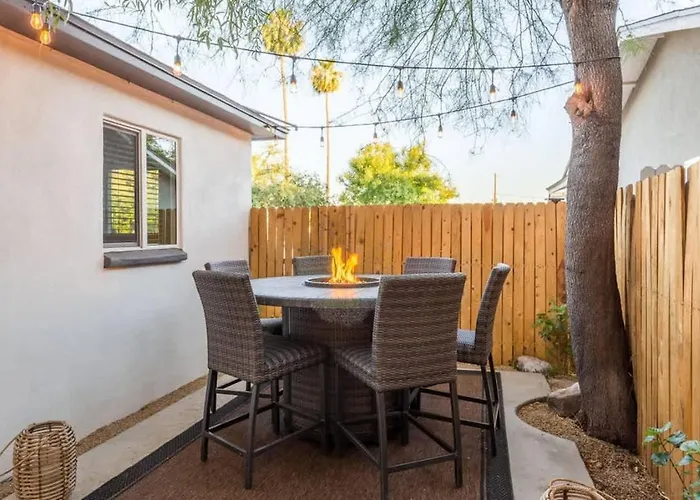 Tangerine Terrace - Modern Living Firepit Bbq Phoenix