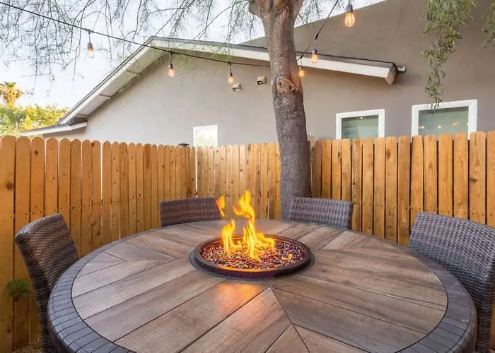 Tangerine Terrace - Modern Living Firepit Bbq * Phoenix
