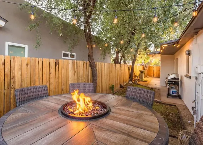 Tangerine Terrace - Modern Living Firepit Bbq